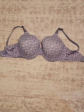 Warner's Lavender Floral Molded "This Is Not A Bra"